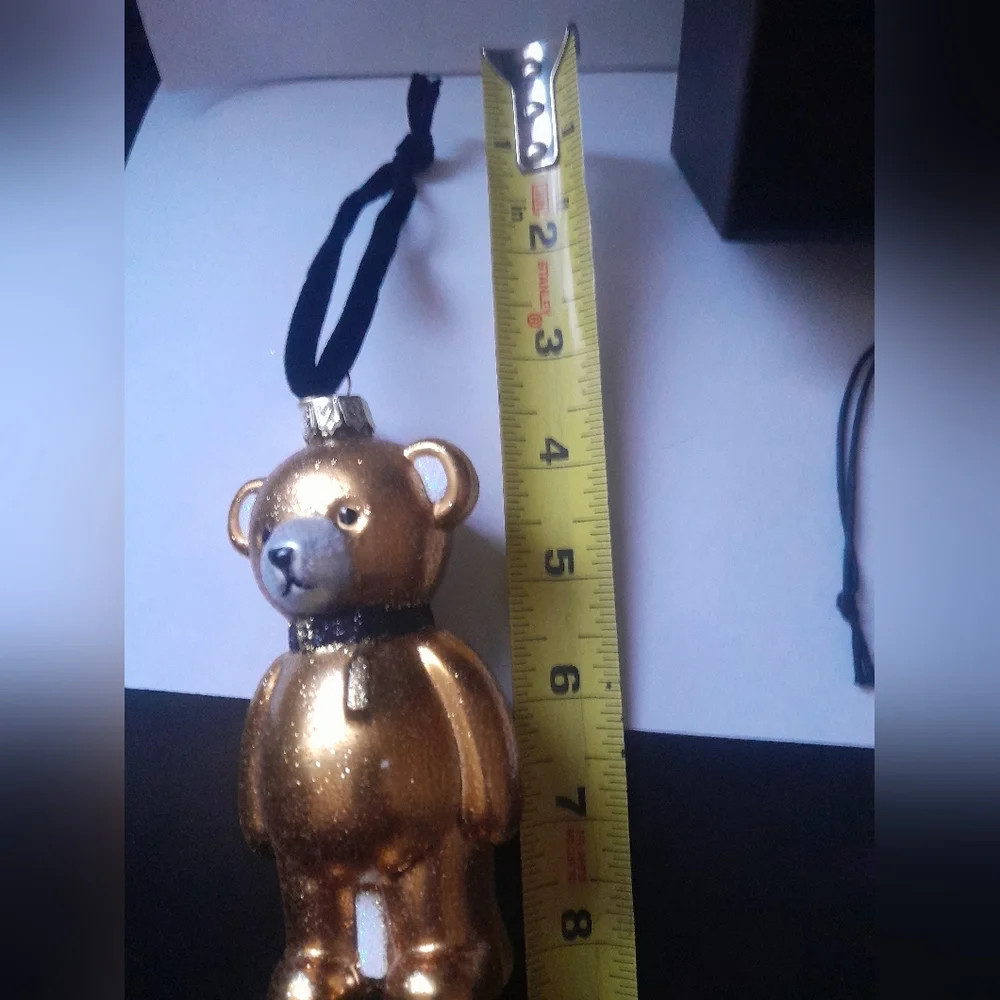 New Coach 3D Ornaments Set Of 2 With Gift Box's NWT